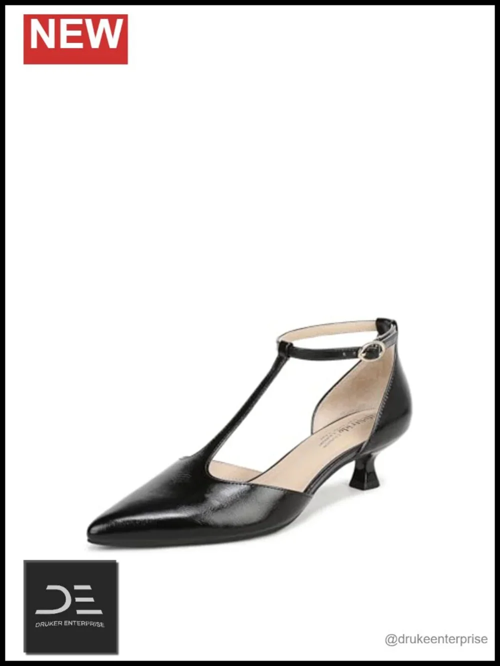 LifeStride Marion T-Strap Pump with Kitten Heel